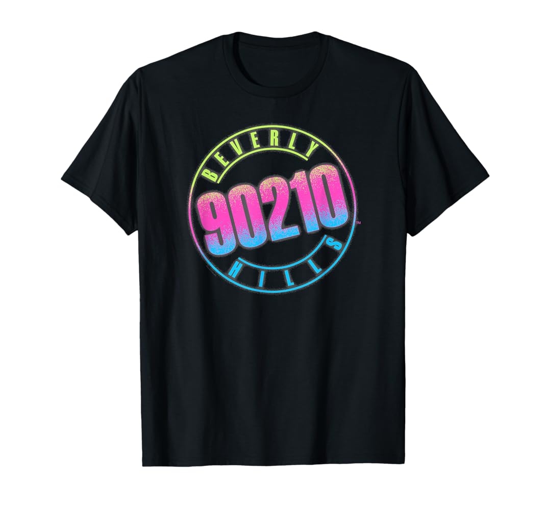 Amazon.com: Beverly Hills 90210 - Colorful Logo T-Shirt